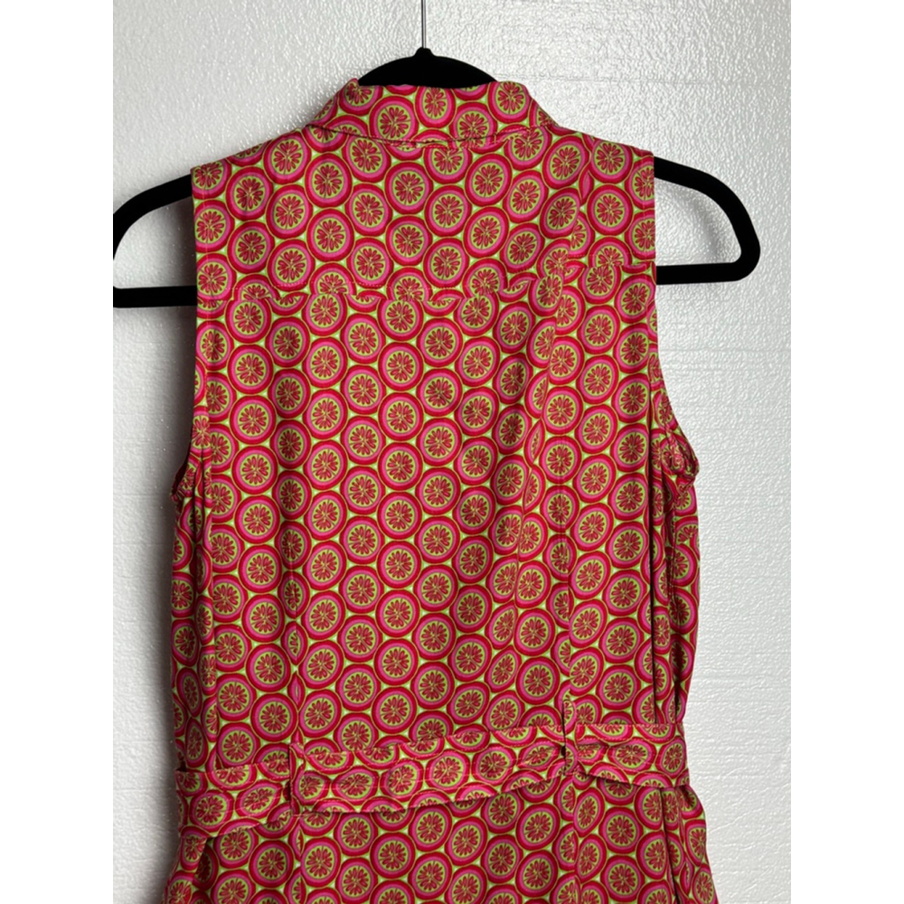 Escapada Pink Green Sleeveless Mini Dress size Medium - Picture 11 of 11